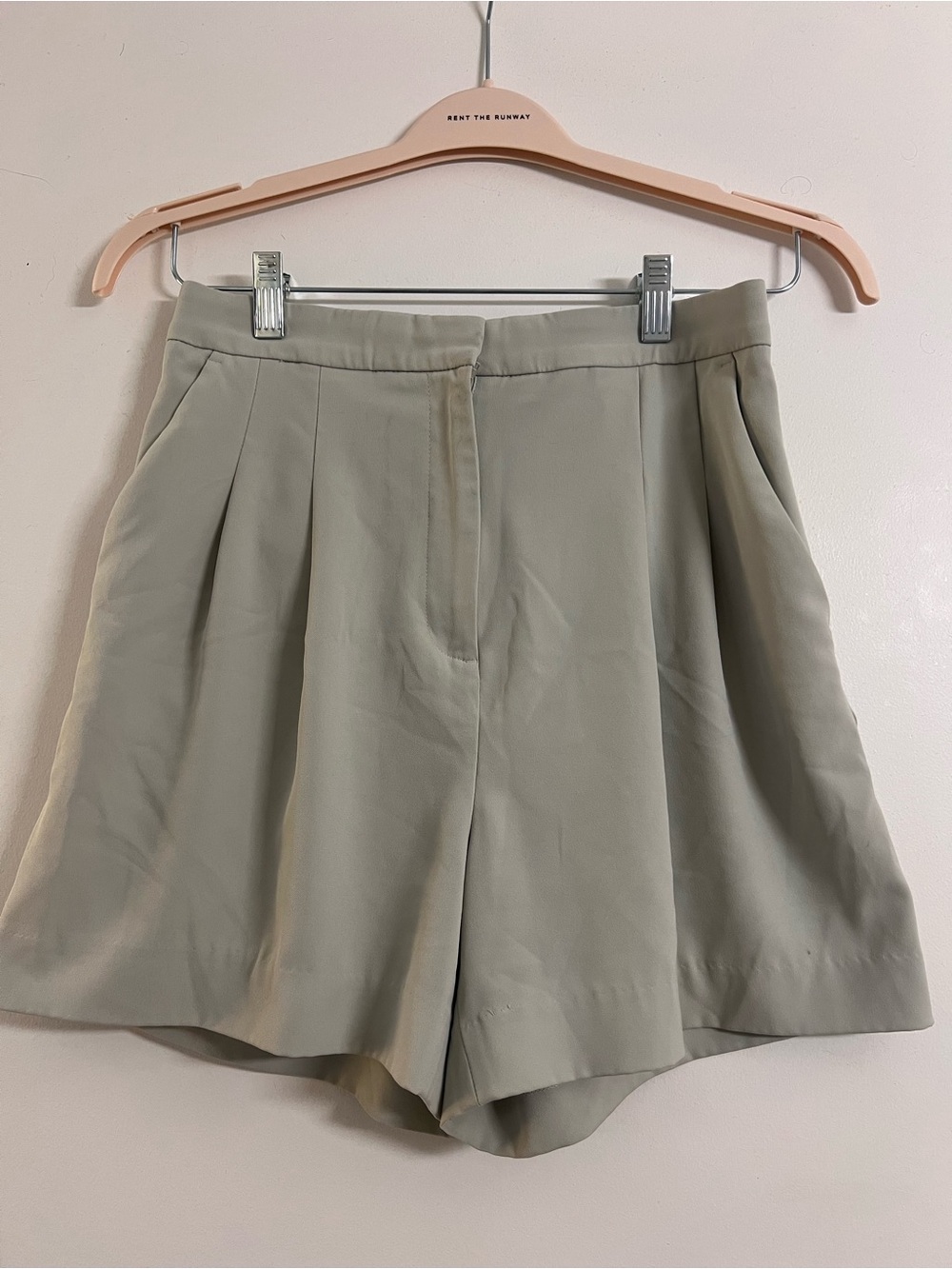 Mango High-Waist Pleated shorts + Blazer set